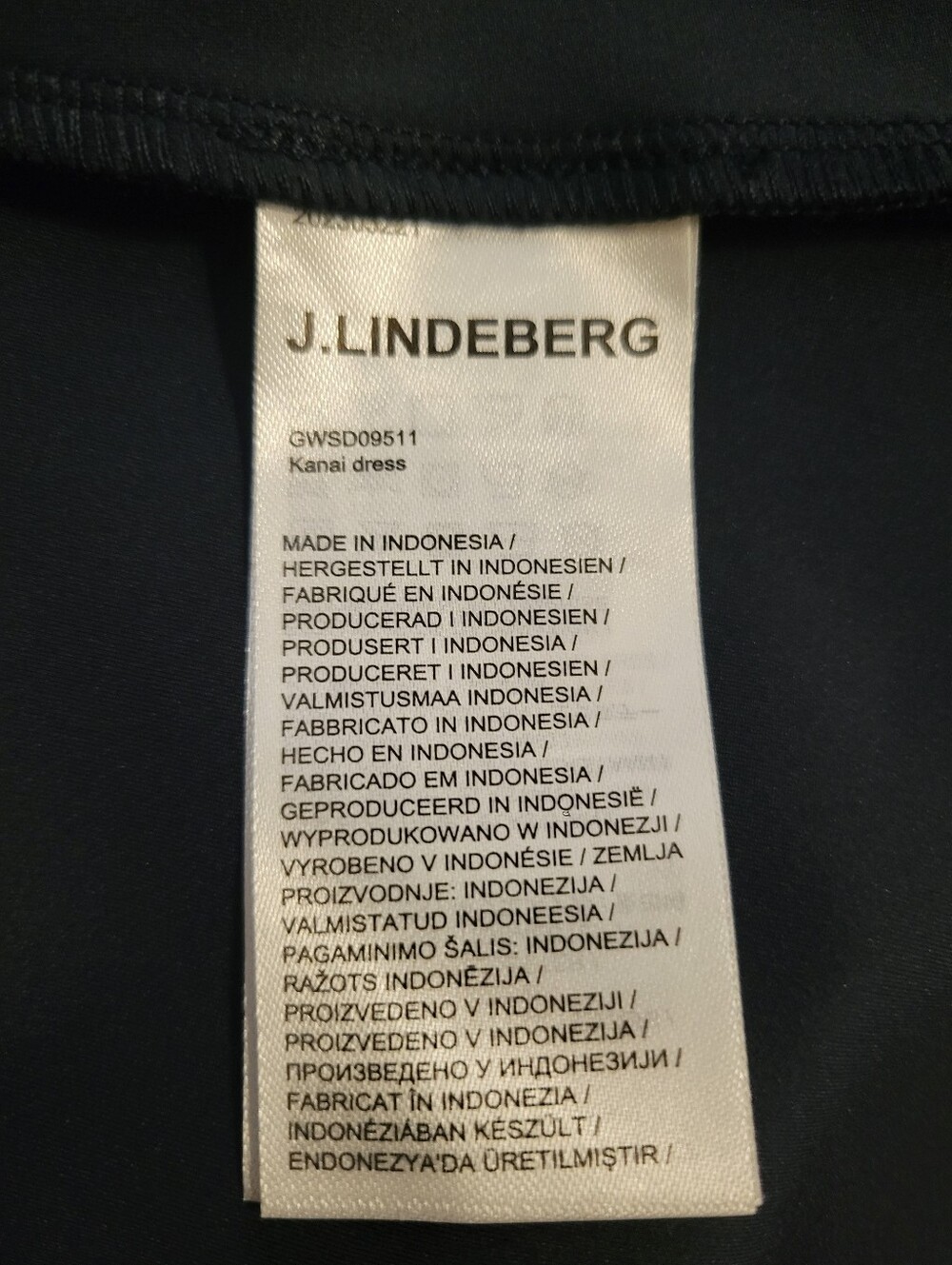 J Lindeberg Blue Kanai Golf Dress - Picture 6 of 7